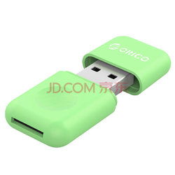 Orico奧?？艭RS12 USB3.0 TF卡讀卡器 小巧綠色，高性價比之選